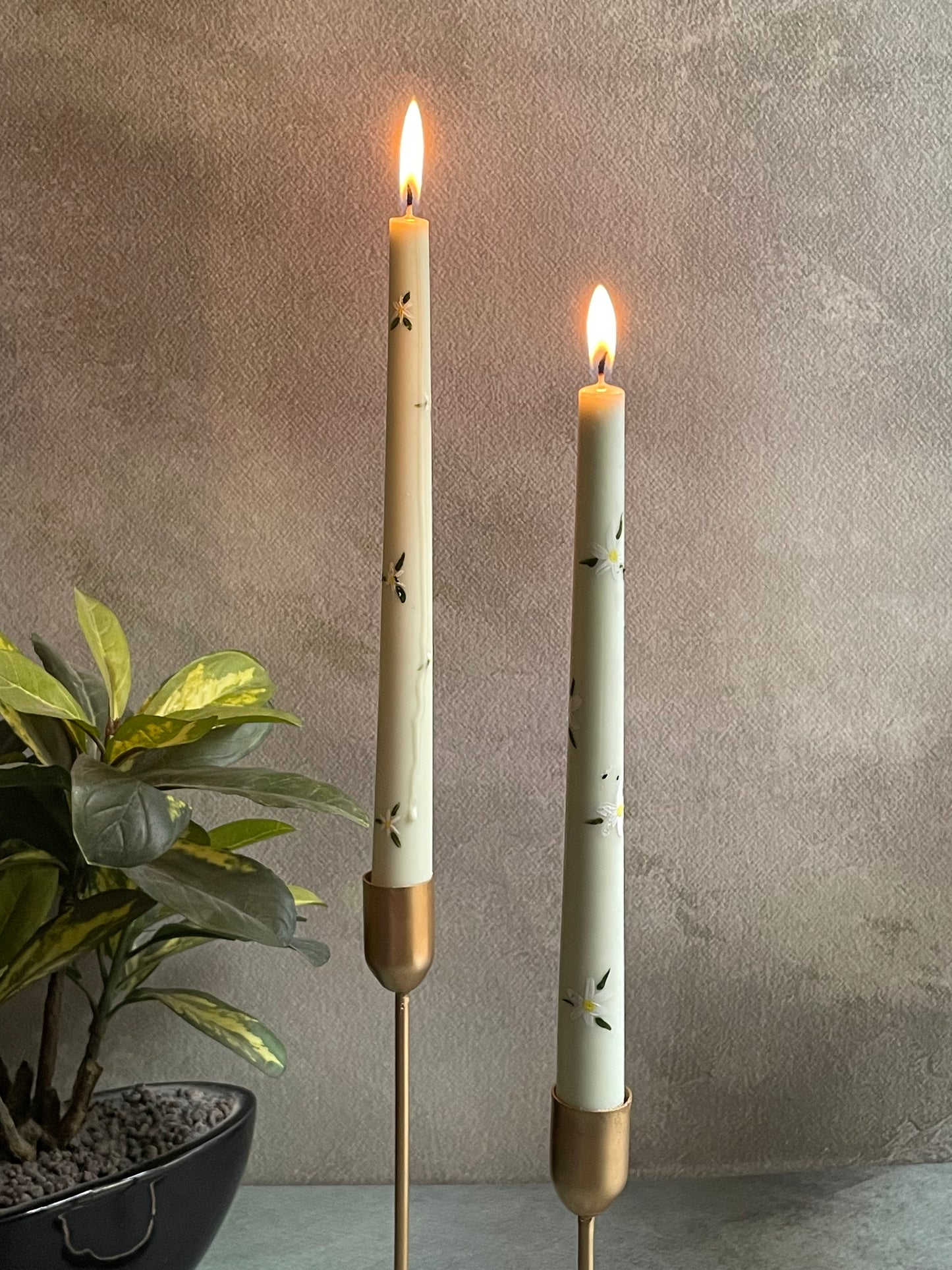 Ella - Set of 2 taper candles
