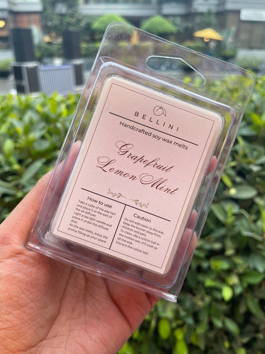 Wax tart - Grapefruit, lemon and mint